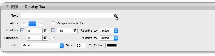 Selecting attributes in editor